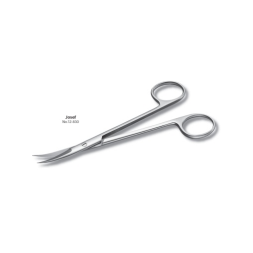 Ножницы хирургические, изогнутые, остроконечные, дл.140 мм