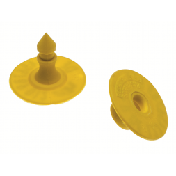 Бирка двойная, Неофлекс, без номеров, круглая, для поросят, пластик, 30 мм