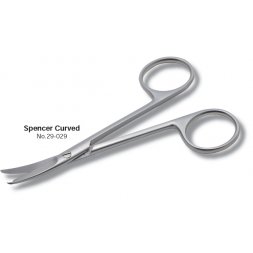 Ножницы изогнутые т/к дл.180-170 мм