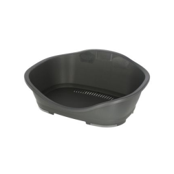 Лежанка для собак, пластиковая, 88x62x35,5 см, серый, 81239, Кербл