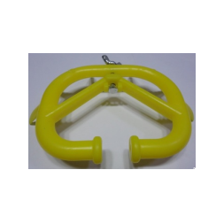 Кольцо носовое с шипами против самовыдаивания среднее пластик