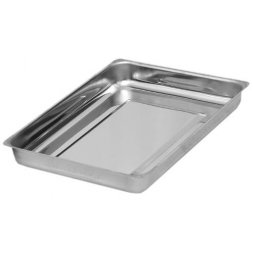 Лоток прямоугольный, металлический, 260х180х30 мм
