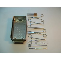 Набор хирургический ветеринарный малый, со стерилизатором