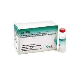 Хорулон 1500 ЕД, лиофилизат для приготовления раствора, 5 доз (упак)