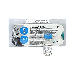 Вакцина Нобивак Rabies, 1 доза (кратность 10 шт)