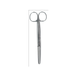 Ножницы хирургические, прямые, тупоконечные, дл.165 мм.