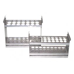 Штатив для пробирок биологических на 20 гнезд (алюминий)