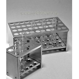 Штатив для пробирок биологических на 40 гнезд (алюминий)
