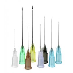 Игла инъекционная Луер, FINE-JECT, стерильная 18G (1,2х40 мм), канюля-розовая одноразовые, уп.100шт.