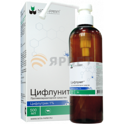 Цифлунит, раствор для наружного применения, 500 мл