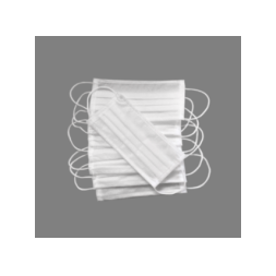Маска медицинская из нетканых материалов, трехслойная