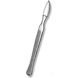  Скальпель глазной брюшистый средний СБ 140х30