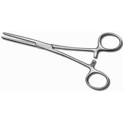  Зажим кровоостанавливающий общехирургический, прямой (зубчатый) 160 мм. З-52 ( З-92)