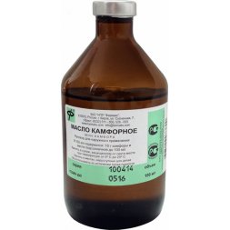 Масло камфорное 10%, раствор для наружного применения, 100 мл