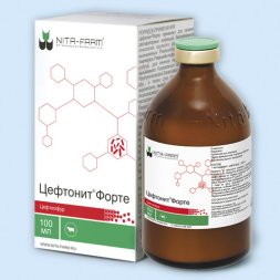 Цефтонит форте, раствор для инъекций, 100 мл