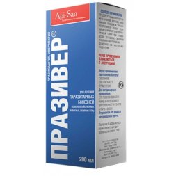 Празивер, суспензия для орального применения, 200 мл