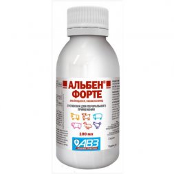 Альбен Форте, суспензия для орального применения, 100 мл