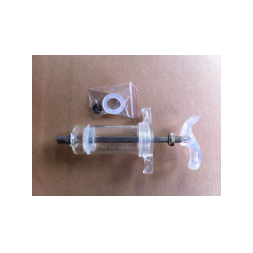 Шприц с упором для пальцев тип D, градуир., Луер-Лок, 30 мл, нейлоновый, Левах