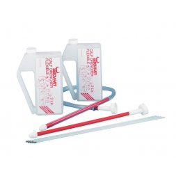 Дренчер для выпойки телятам молозева и молока , с жестким зондом и бачком 2л, № 1455