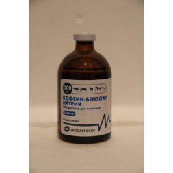 Кофеин бензоат натрия 20%, раствор для инъекций, 100 мл