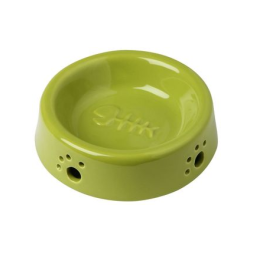 Миска для кошек, керамическая, 125 мл, синий/зеленый, 82671, Кербл 