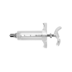 Шприц с упором для пальцев тип D, градуир., Луер-Лок, 50 мл, нейлоновый, Левах