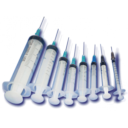 Шприц иньекционный Луер,стерил. емк 2 мл, с имп. иглой Стерин